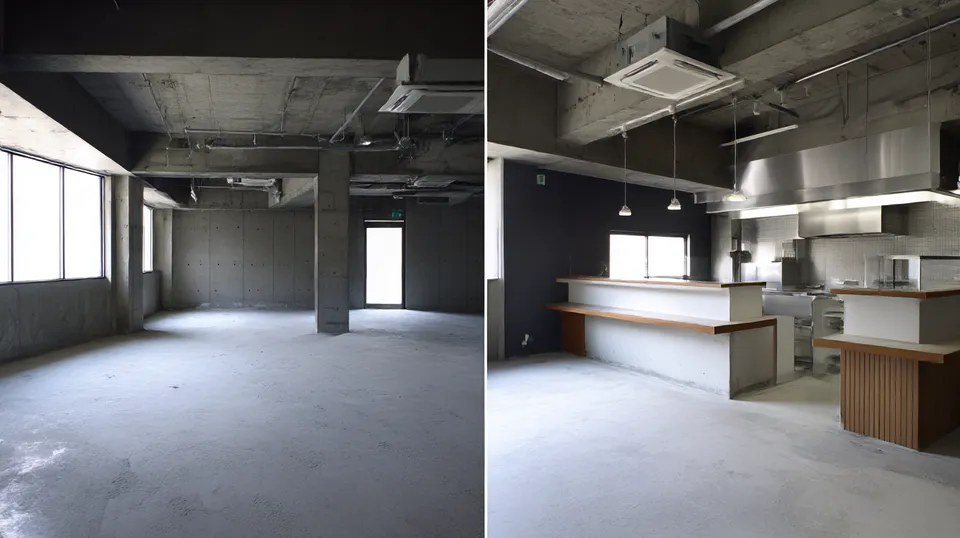 スケルトン物件vs居抜き物件|内装費用を比較して選ぶ判断基準