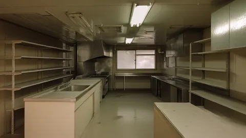 スケルトン厨房