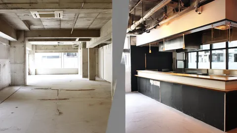 居抜きとスケルトンの比較